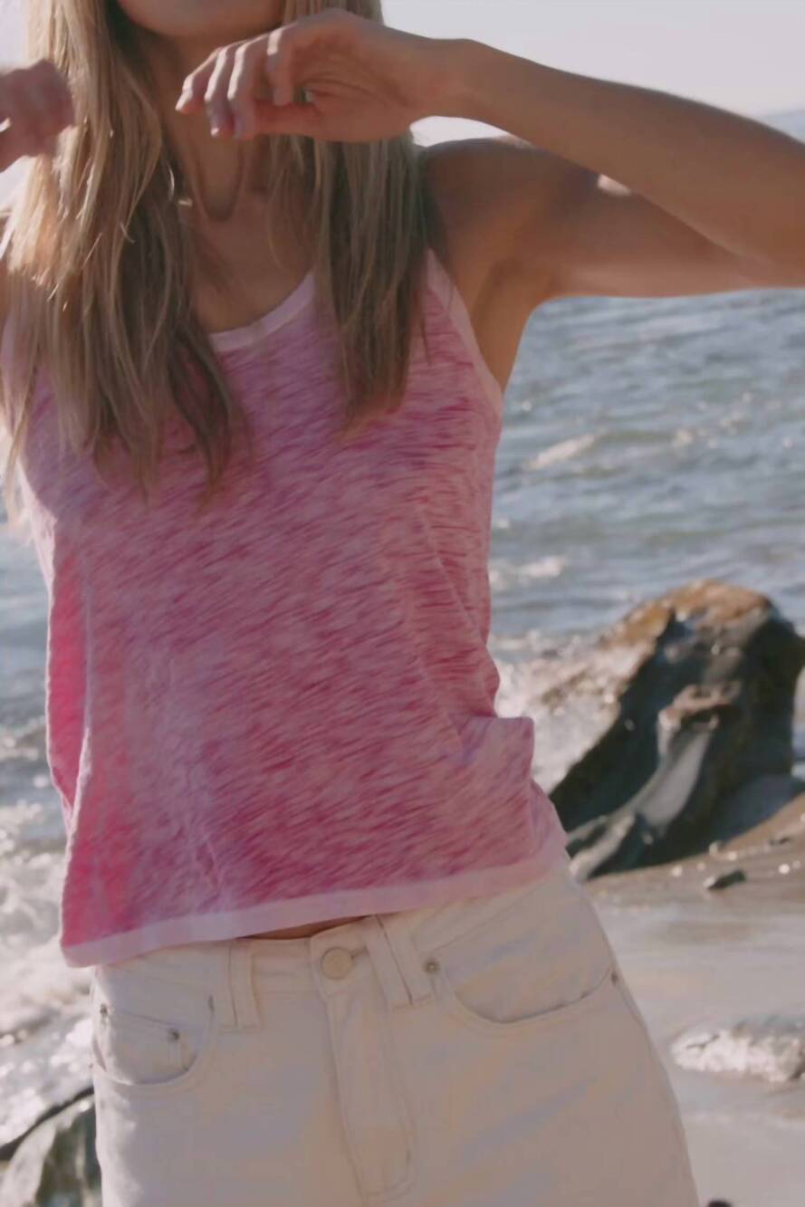 NEW GOLDIE racerback tank in hot pink